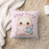 Mochi Cuddle Bear Cute Kawaii Style Pillow Hug  Kissen (Decke)