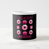 Mochi Donuts Poi Mochi und Kaffee Jumbo-Tasse (Vorderseite)