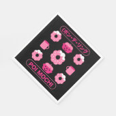 Mochi Donuts Poi Mochi und Kaffee Serviette (Ecke)