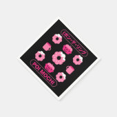 Mochi Donuts Poi Mochi und Kaffee Serviette (Ecke)