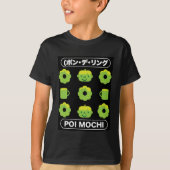 Mochi Donuts Poi Mochi und Kaffee T - Shirt (Vorderseite)