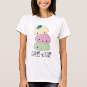 Mochi Mochi Frauen Weiß T-Shirt
