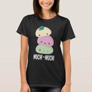 Mochi Mochi Women Black T-Shirt