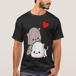 Mochi peach cat goma Liebe, Valentinstag 2022 T-Shirt