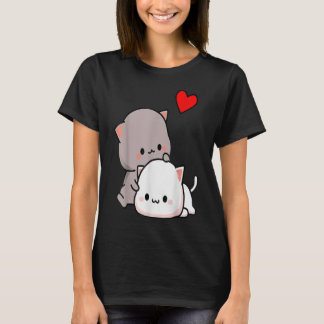 Mochi peach cat goma love, Valentine’s day 2022 T-Shirt