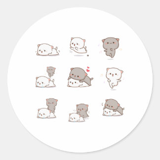 Mochi Peach Cat Sticker Pack