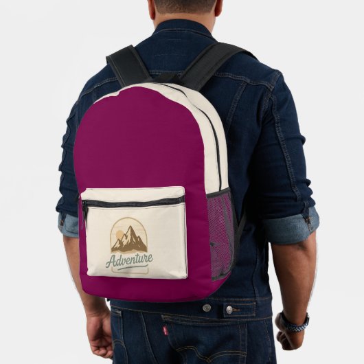 Mochila Adventure Vino Bedruckter Rucksack (Insitu (Modell))
