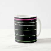 Mochila con estrellas con líneas onduladas kaffeetasse (VorderseiteRechts)