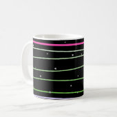 Mochila con estrellas con líneas onduladas kaffeetasse (Vorderseite Links)