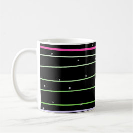 Mochila con estrellas con líneas onduladas kaffeetasse