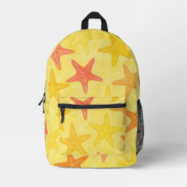 Mochila de Playa estrellas de mar Bedruckter Rucksack