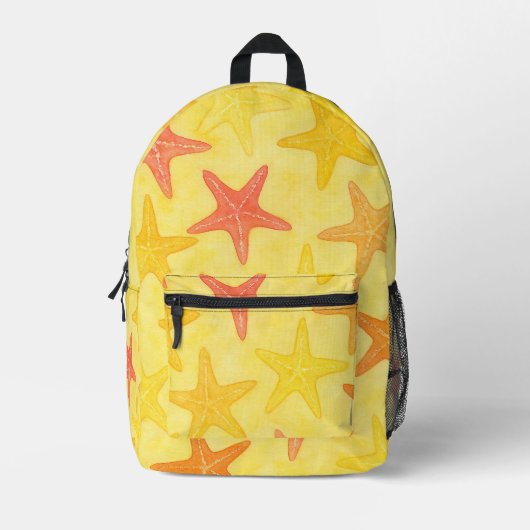 Mochila de Playa estrellas de mar Bedruckter Rucksack (Vorderseite)