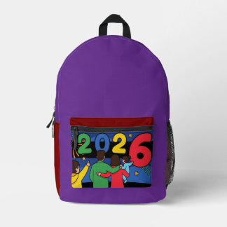 Mochila Familia 2026 Bedruckter Rucksack