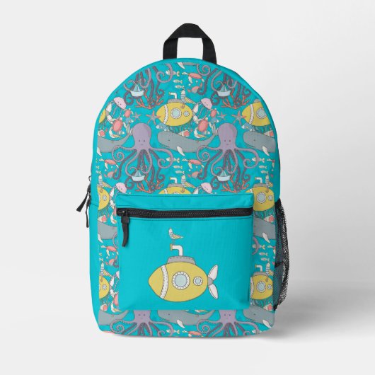 Mochila UNDER THE SEA Bedruckter Rucksack (Vorderseite)