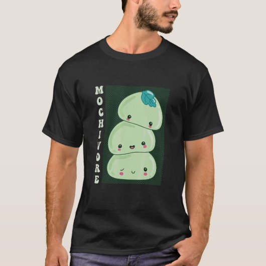 Mochivore Lecker Kautreis Süßspeise Mochi T-Shirt (Vorderseite)