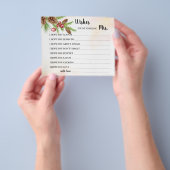 Möchte bald Frau Weihnachts-Duschkarte werden Flyer (Gruppe)