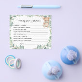 Möchte bald Mama Bärendusche werden Flyer (Einzeln)