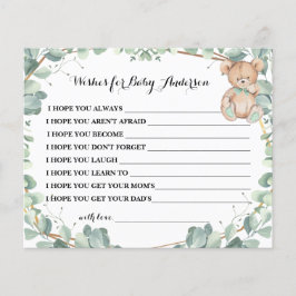 Möchte bald Mama Bärendusche werden Flyer