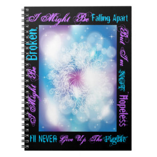 Möchte gebrochen werden aber NICHT hoffnungslose Notizblock