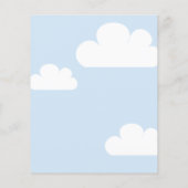 Möchten Sie Baby Shower Clothesline-Ratgeber Karte (Rückseite)