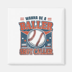 Möchten Sie ein Byller-Shootaufrufer Retro Bysebyl Magnet