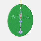 Möchten Sie ein Geschenk Tag Ornament (Rechts)
