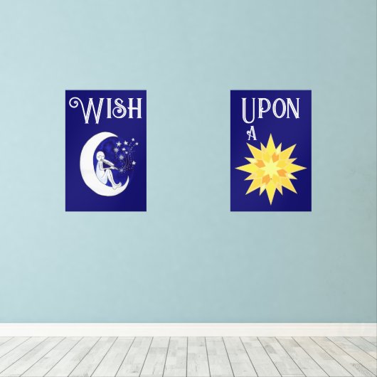 Möchten Sie ein Star Print Set? Bilderwand Sets (Holzboden)