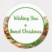 Möchten Sie ein süßes Weihnachten Geschenketikette Etiketten (Design 2)