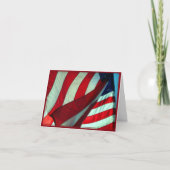 Möchten Sie eine Happy Veterans Day Note Card Dankeskarte (Vorderseite)