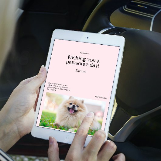 Möchten Sie eine Pawsome Day Spitz Card Karte