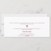 Möchten Sie eine schöne und fröhliche Flachkarte? (Rückseite)