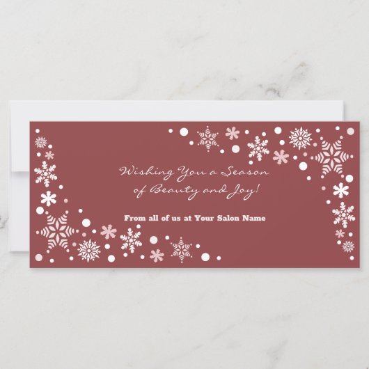 Möchten Sie eine schöne und fröhliche Flachkarte? (Vorderseite)