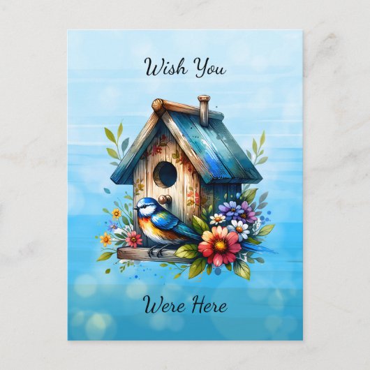 Möchten Sie hier sein? | Behalt in Touch Postkarte (Vorderseite)