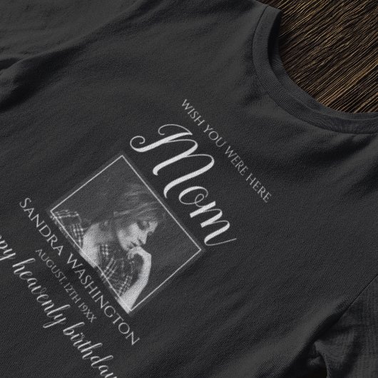 Möchten Sie hier sein? | Foto Birthday Memorial T-Shirt