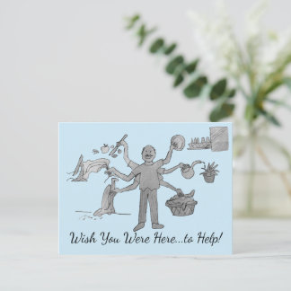 Möchten Sie hier sein? Postkarte