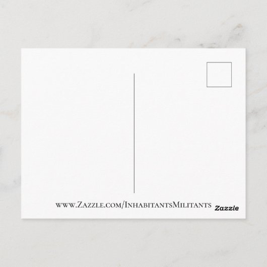 Möchten Sie hier sein? Postkarte (Rückseite)