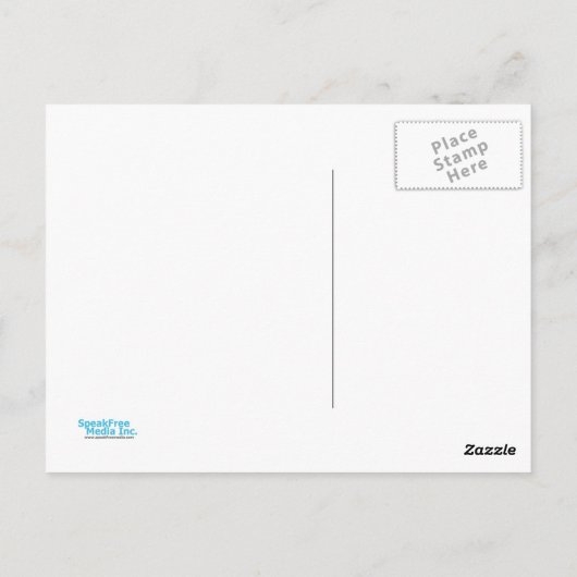 Möchten Sie hier sein? Postkarte (Rückseite)