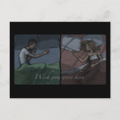 Möchten Sie hier sein? Postkarte (Vorderseite)