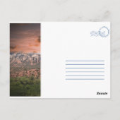 Möchten Sie hier sein - Sedona, Arizona - Sonnenun Postkarte (Rückseite)