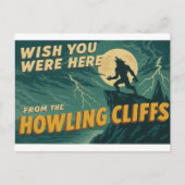 Möchten Sie hier sein - von den steilen Klippen Postkarte (Vorderseite)