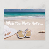 Möchten Sie hier sind Beach Postcard? Postkarte (Vorderseite)