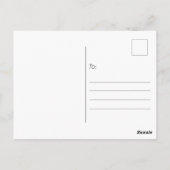 Möchten Sie hier sind Red Flip Flops Beach Urlaub Postkarte (Rückseite)