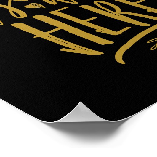 Möchten Sie hier Wedding Memorial Table Sign GD Poster (Ecke)