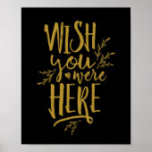 Möchten Sie hier Wedding Memorial Table Sign GD Poster (Vorne)