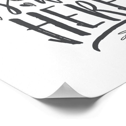 Möchten Sie hier Wedding Memorial Table Sign GR Poster (Ecke)