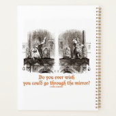 Möchten Sie jemals, dass Sie durch den Spiegel geh Planer (Rückseite)