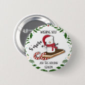 Möchten Sie mehr Freude in dieser Feriensaison bea Button (Vorne & Hinten)