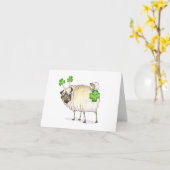 Möchten Sie Mops St. Patrick's Day Card genießen Karte (Gelbe Blume)