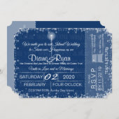 Möchten Sie nach einer Hochzeitsreise Einladung (Vorne/Hinten)