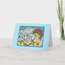 Möchten Sie Peace_Greeting Card Karte